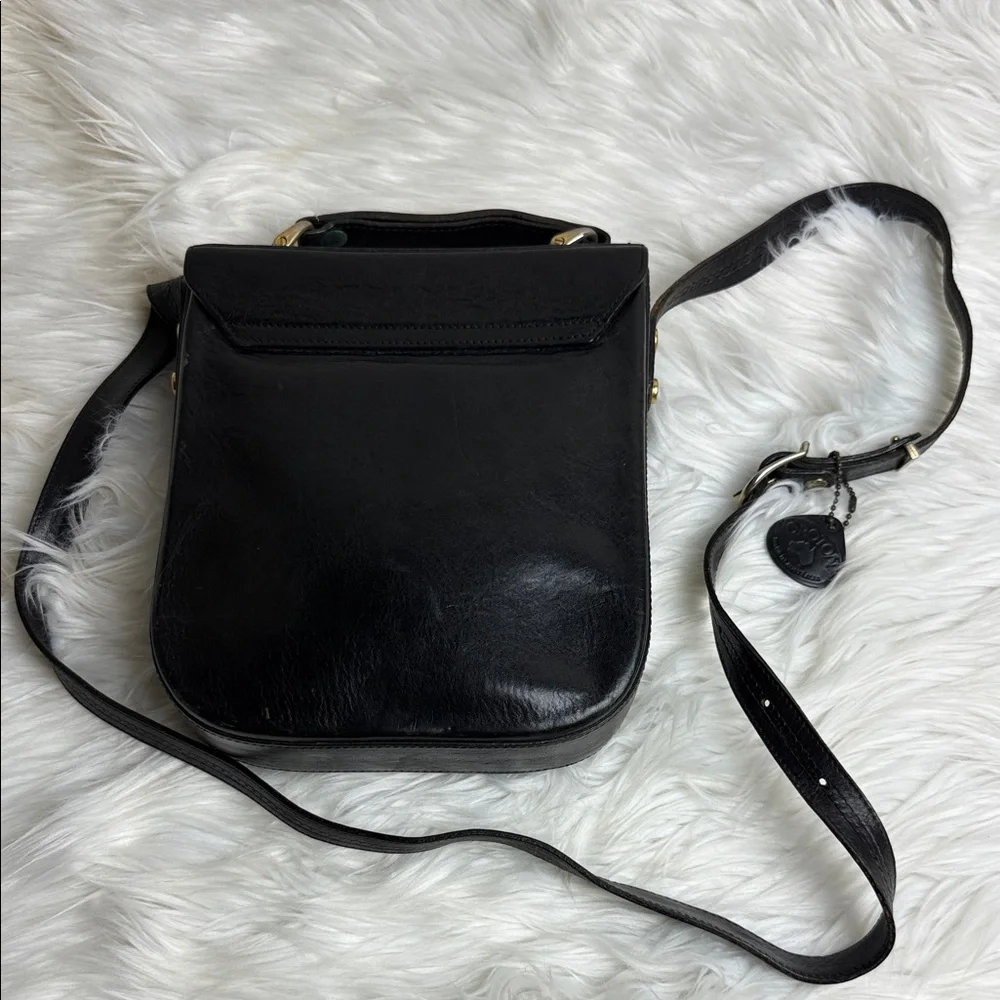Orton Black Leather Crossbody Bag
